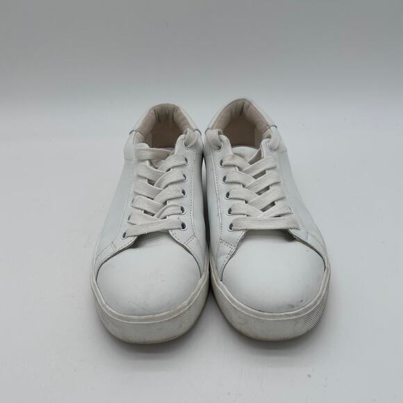Sam Edelman Womens Ethyl White Leather Sneakers Shoes 8 Medium - Picture 3 of 6